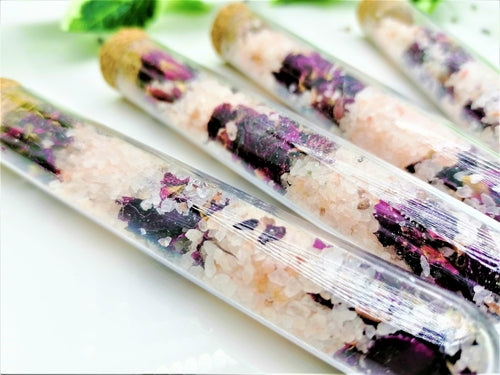 Rose & Himalayan bath salts